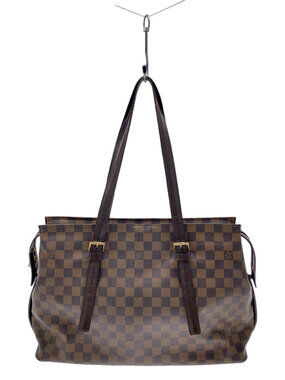 LOUIS VUITTON Chelsea Bag Damier Ebene Brown
